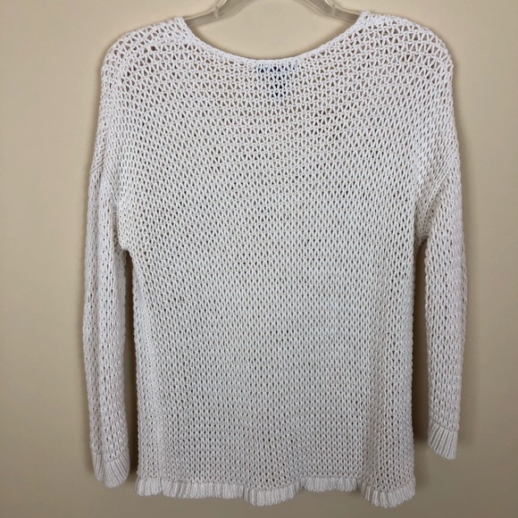 GAP Cream Open Weave Sweater - Picture 4 of 4